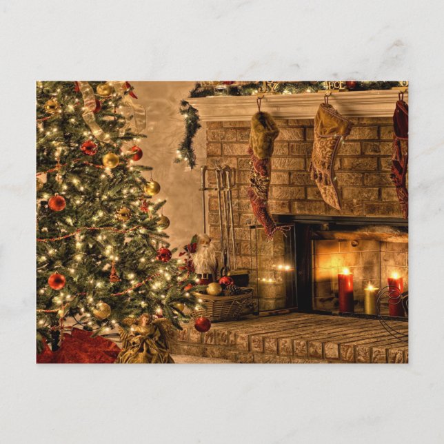 Carte Postale Noël vintage (Devant)