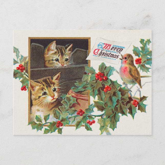 Carte Postale Noël vintage (Devant)