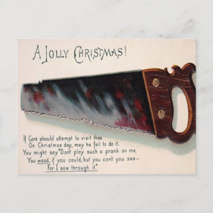 Carte Postale Noël vintage victorien