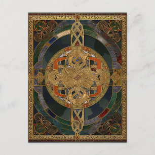 Carte Postale Noeud celtique coloré