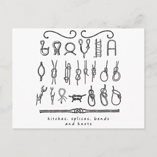 Carte Postale noeuds de navigation (Devant)