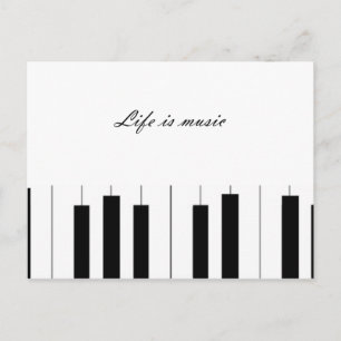 Carte postale noir et blanc