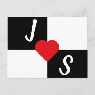 Carte Postale Noir et blanc