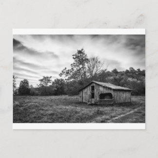 Carte Postale Noir et blanc à l'aube