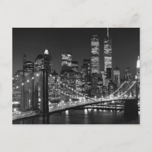 Carte Postale Noir et blanc New York City