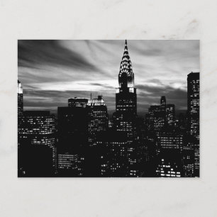 Carte Postale Noir et blanc New York City Midtown