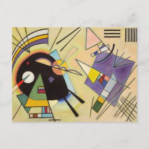 Carte Postale Noir et violet par Wassily Kandinsky