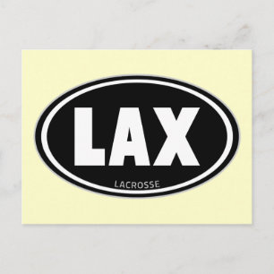 Carte Postale Noir ovale