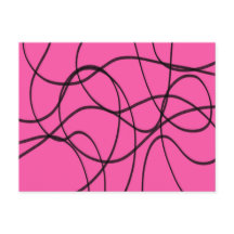 Noir sur le ruban rose