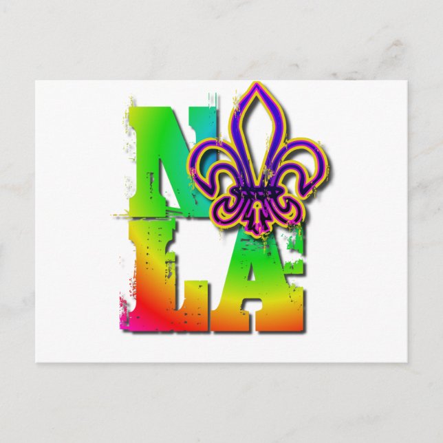 CARTE POSTALE NOLA FLEUR DE LIS (Devant)