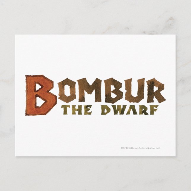 Carte Postale Nom Bombur (Devant)