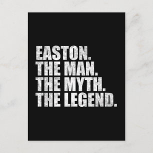 Carte Postale nom Easton, Easton l'homme le mythe la légende