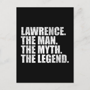 Carte Postale nom Lawrence,Lawrence l'homme le mythe la légende