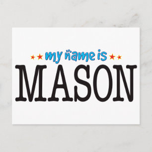 Carte Postale Nom Mason