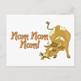 Carte Postale Nom Nom Vache