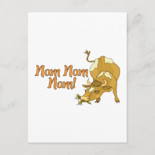 Carte Postale Nom Nom Vache