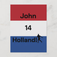 Nom Personnel Personnalisé Fan Oranje