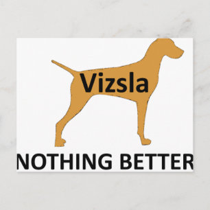 Carte Postale Nom Vizsla silo couleur rien de mieux