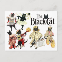 Nombreux visages du chat noir