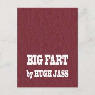Carte Postale NOMS DU LIVRE FUNNY : Pronononcez les DONS À FAIBL