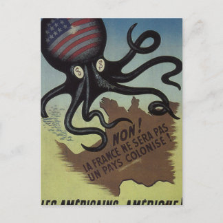 Carte Postale Non! La France ne deviendra pas une affiche de pro