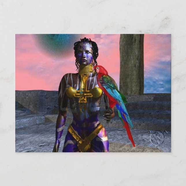 CARTE POSTALE NORA CYBER WARRIOR (Devant)