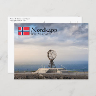 Carte postale Nordkap Norwegian