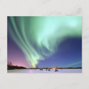 Carte Postale Norhtern Lights Alaska