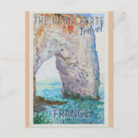 Normandie vintage France Manneporte Arch Travel
