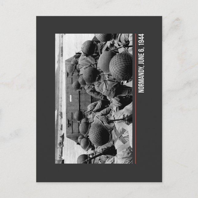 Carte Postale Normandy, June 6, 1944 - WW2 (Devant)