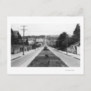 Carte Postale North Bend, Oregon Town View Photographie