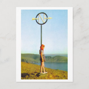 Carte Postale North Cape, point le plus au nord de l'Europe cont