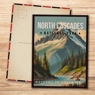 Carte Postale North Cascades National Park Washington Vintage