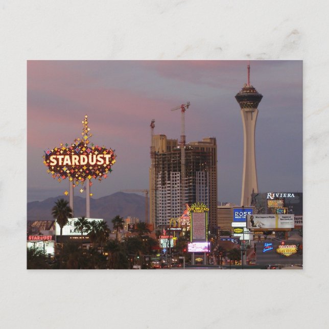 Carte postale North Las Vegas Strip Sunset 2006 (Devant)