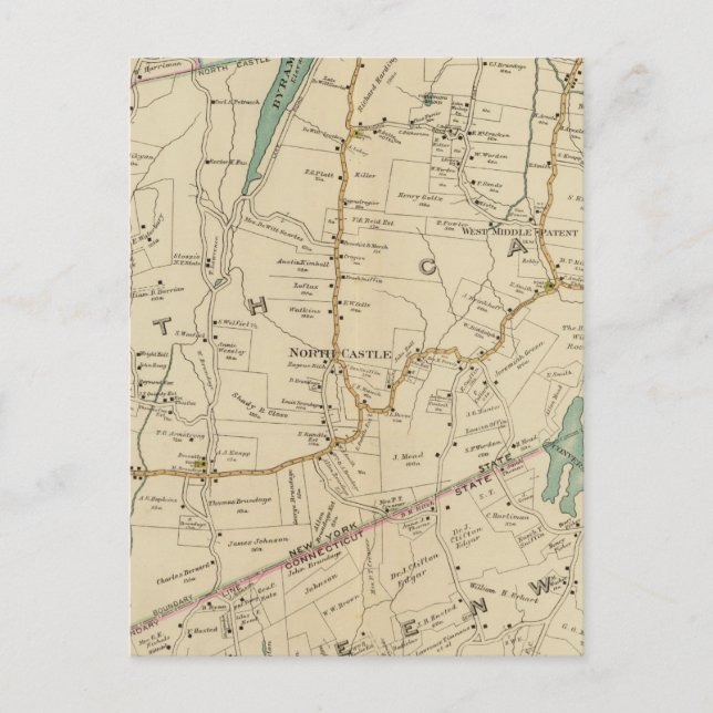 Carte Postale North New York (Devant)