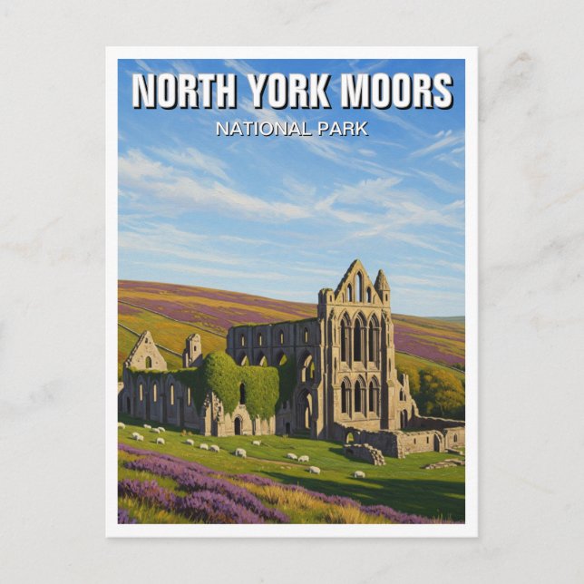 Carte Postale North York Moors National Park Angleterre (Devant)