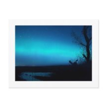 Northern Lights et un étang