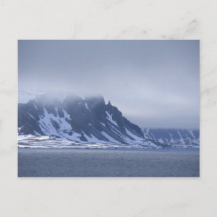 Carte Postale Norvège, cercle arctique, océan Atlantique Nord.