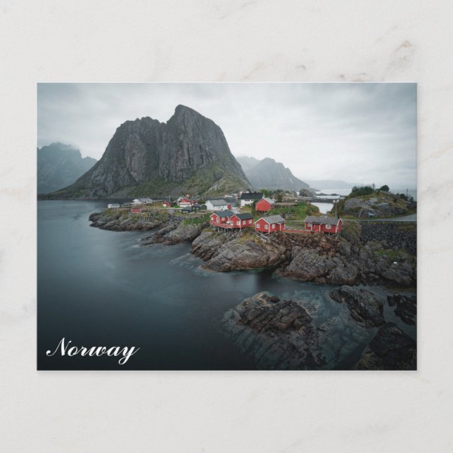 Carte Postale Norvège Îles Lofoten (Devant)