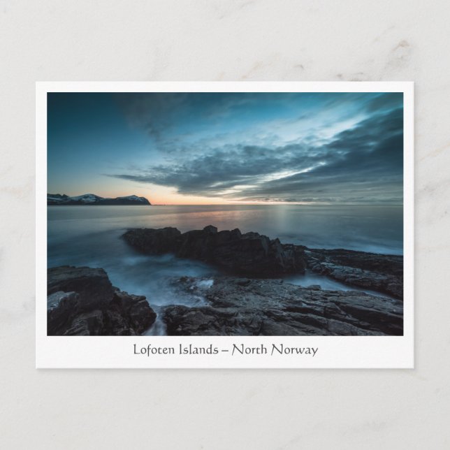 Carte Postale Norvège Lofoten (Devant)
