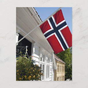 Carte Postale Norvège, Stavanger. Vues historiques du centre-vil