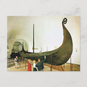 Carte Postale Norvège vintage, Gokstad