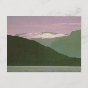 Carte Postale Norvège vintage, Laponie, Terre du soleil de minui