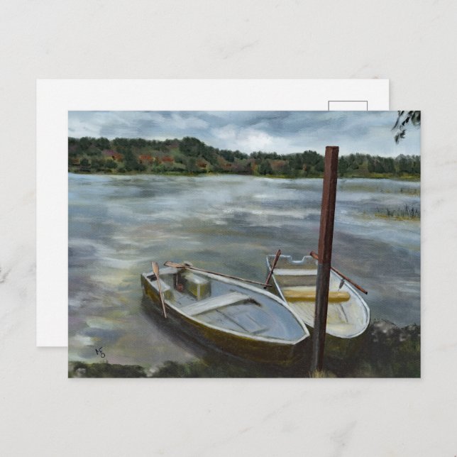 Carte Postale Norvégien Lakeside (Devant / Derrière)