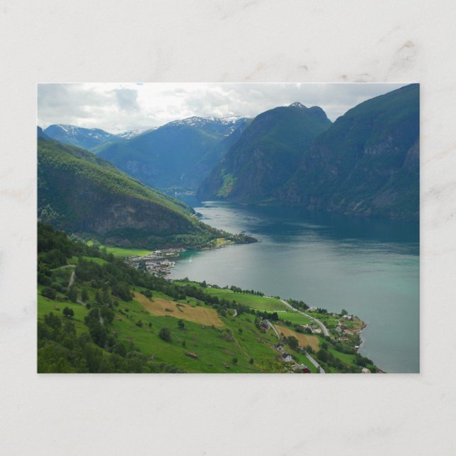 Carte postale norvégienne Fjord (Devant)