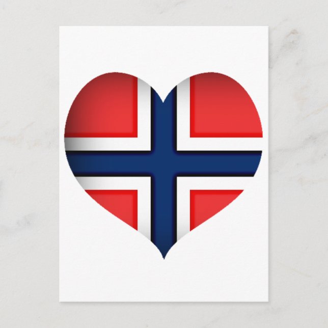 Carte Postale Norway Flag (Devant)