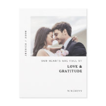 Nos coeurs sont le Merci Mariage photo complet