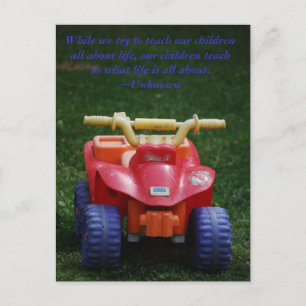 Carte Postale Nos enfants nous enseignent
