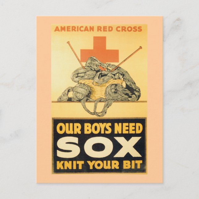 Carte Postale Nos garçons ont besoin de Sox (Devant)