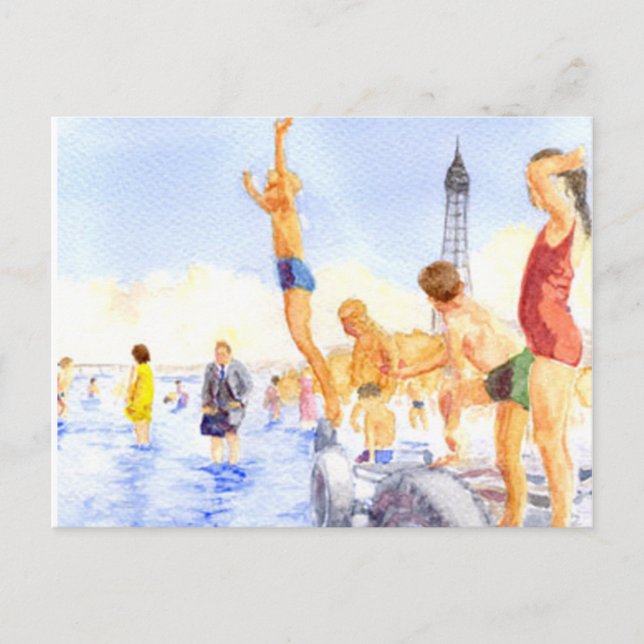 Carte Postale Nostalgique Blackpool (Devant)